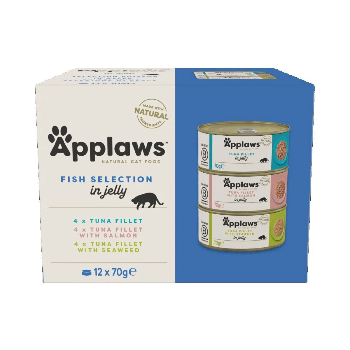 Applaws Kalalajitelma hyytelössä 12x70g