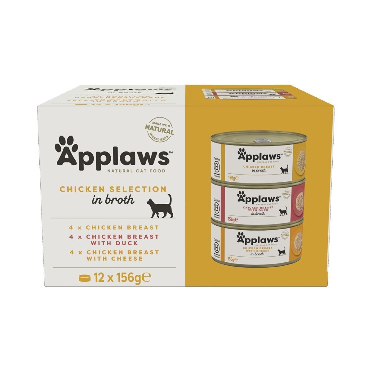 Applaws Kanalajitelma liemessä 12x156g