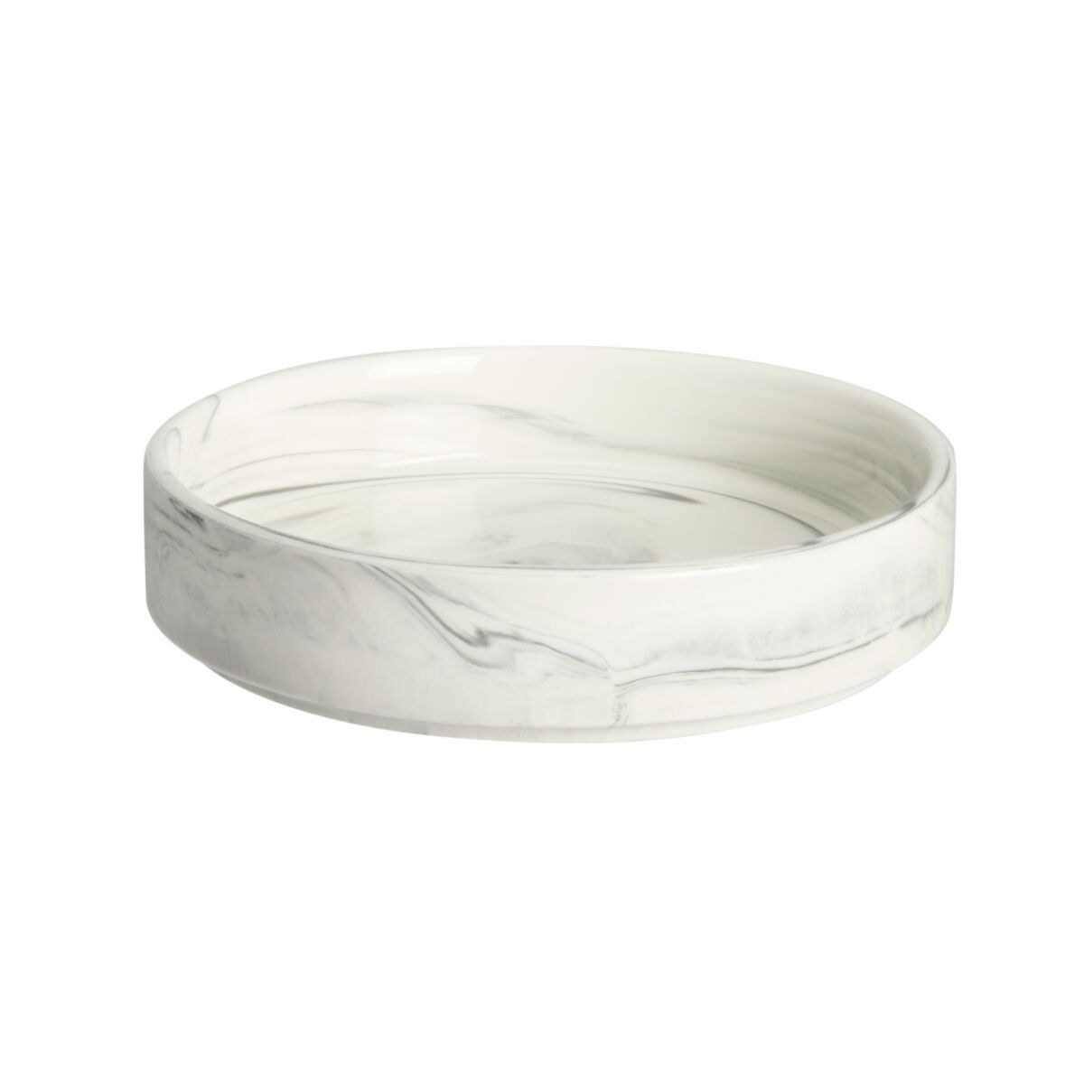 Basic Marble keramiikkakuppi kissalle, harmaa 13 cm