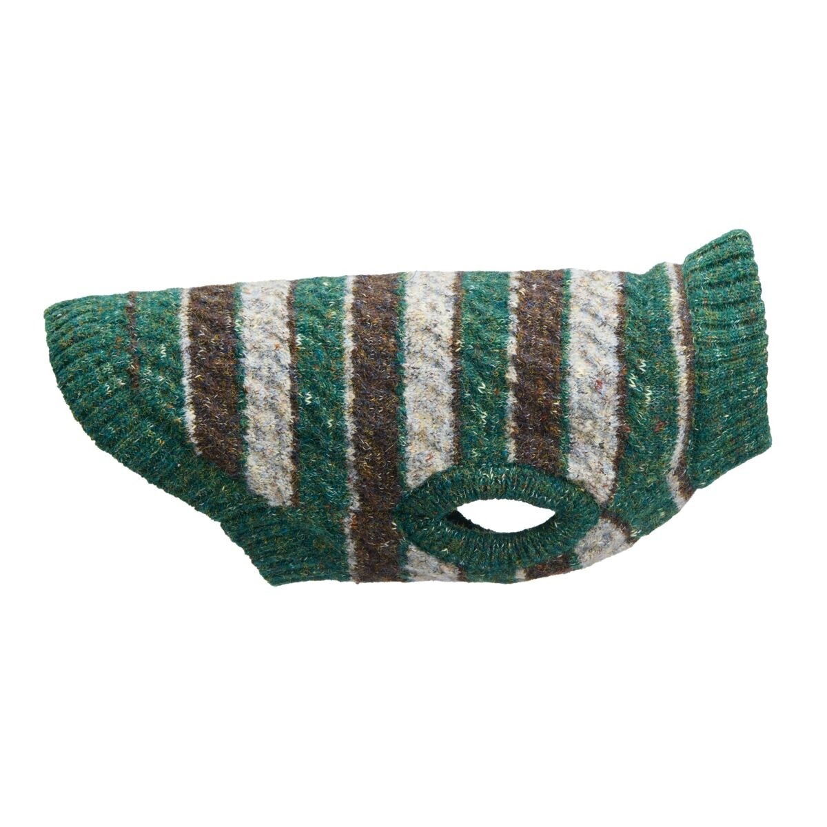 Basic Recy Stripe neule, vihreä