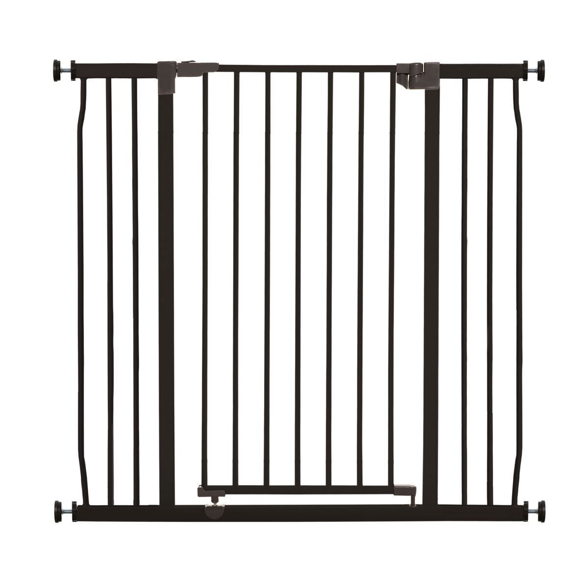 Koiraportti Basic Sturdy säädettävä, leveä & korkea musta 93 x 99-105,5 cm