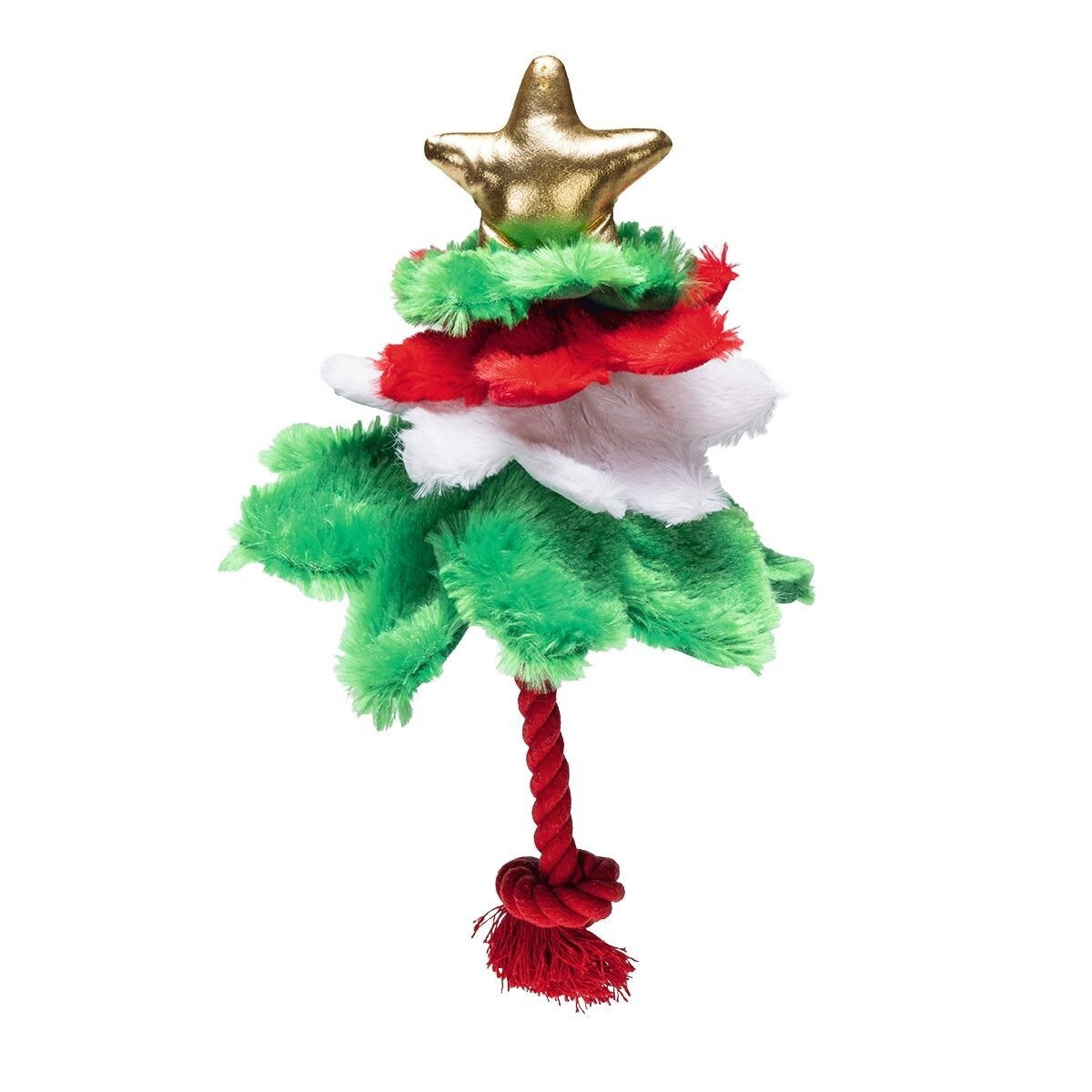 Beeztees Xmas Tree rope toy