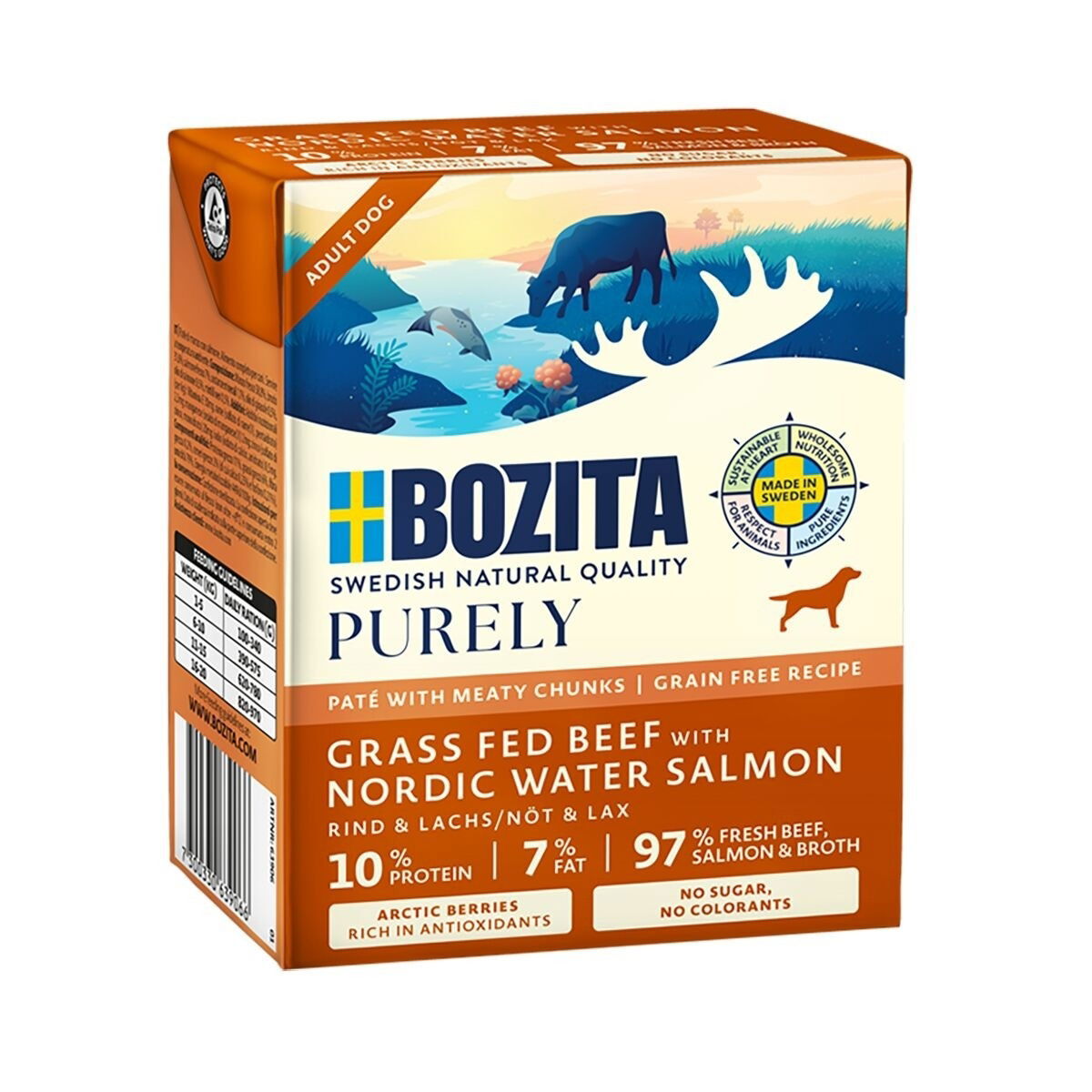 Bozita Purely Paté Lohi 370 g