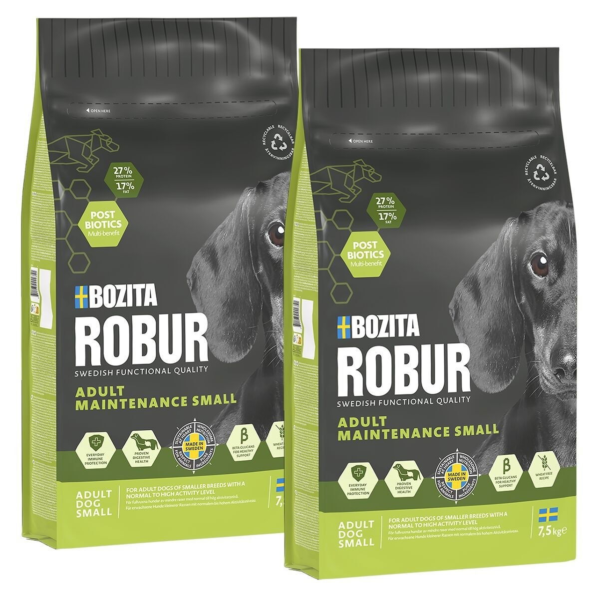 Bozita Robur Adult Maintenance Mini 2×7,5 kg