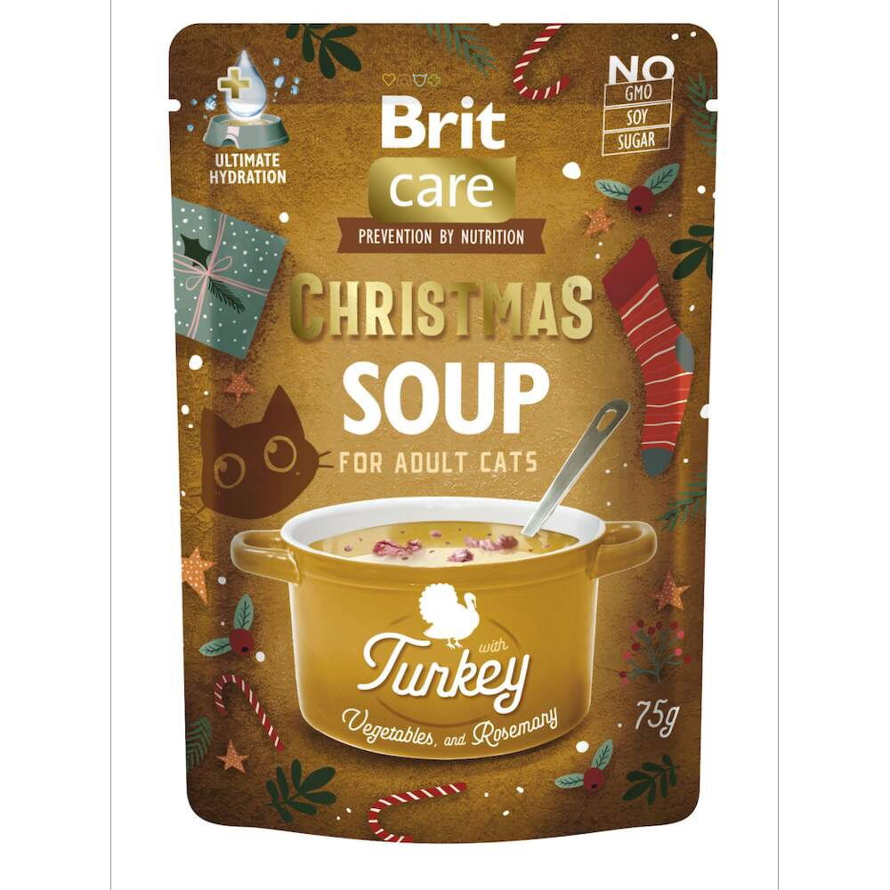 Brit Care Cat Christmas Turkey Soup 75g
