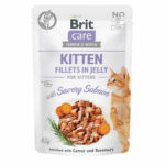 Brit Care Jelly Kitten lohifilee hyytelössä 85 g brit-care-cat-kitten-lax-i-gele-85-g-84