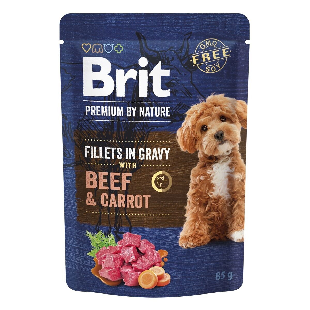 Brit Premium by Nature Dog Nauta & Porkkana 85 g