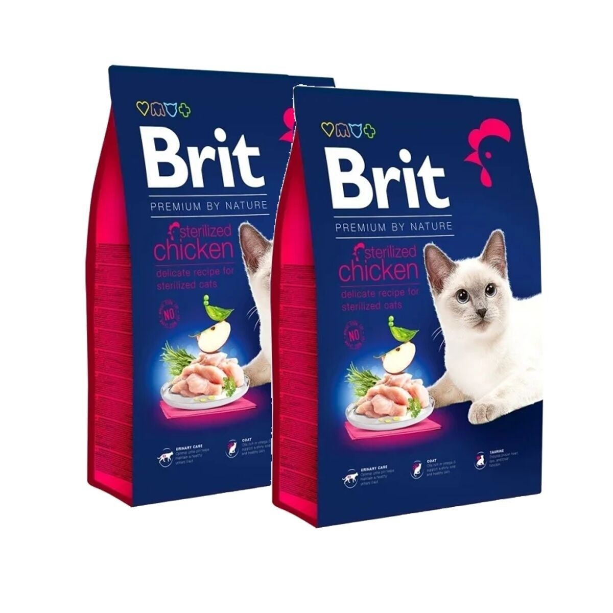 Brit Premium By Nature Sterilized Chicken 2×8 kg