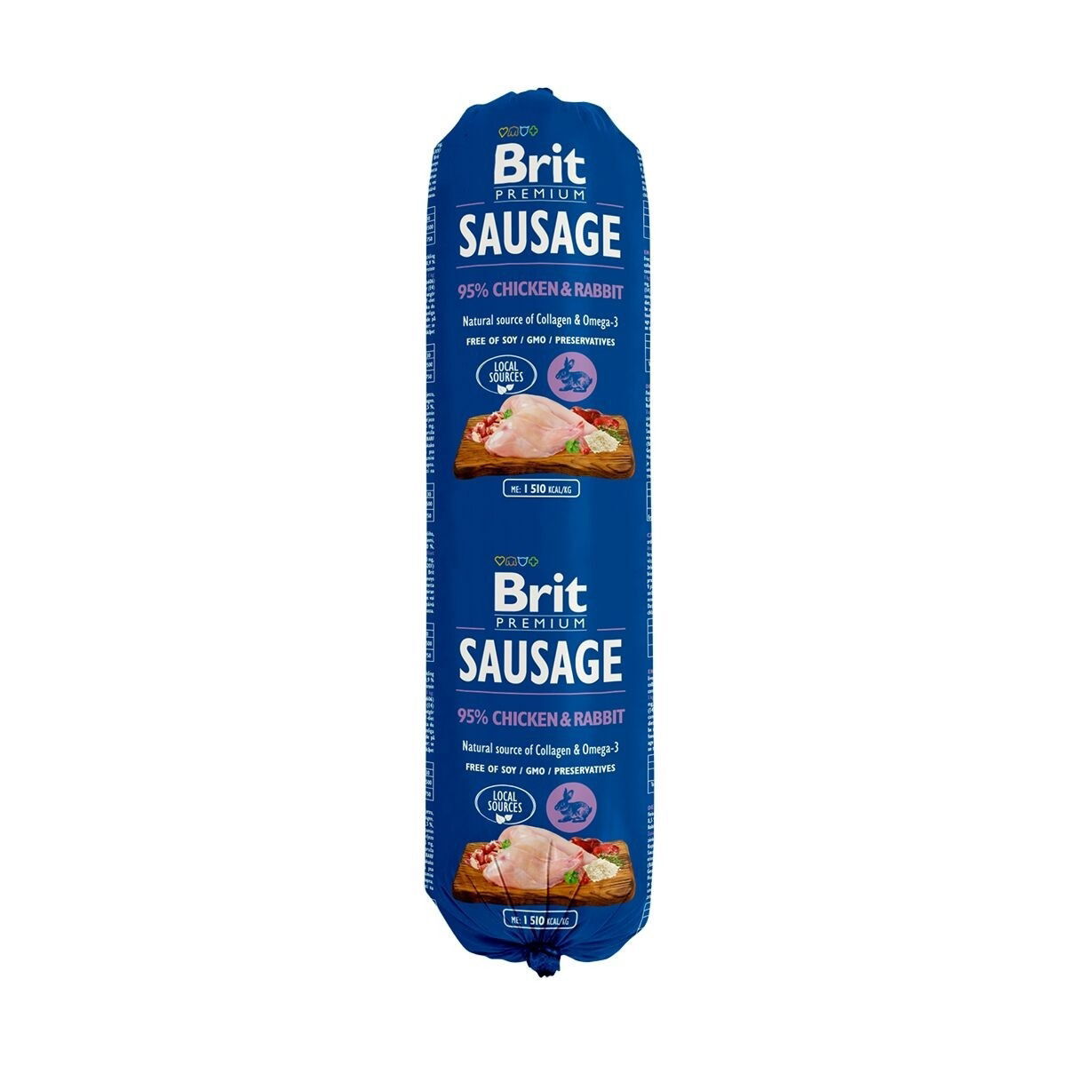 Brit Premium koiranmakkara kana & jänis, 800 g