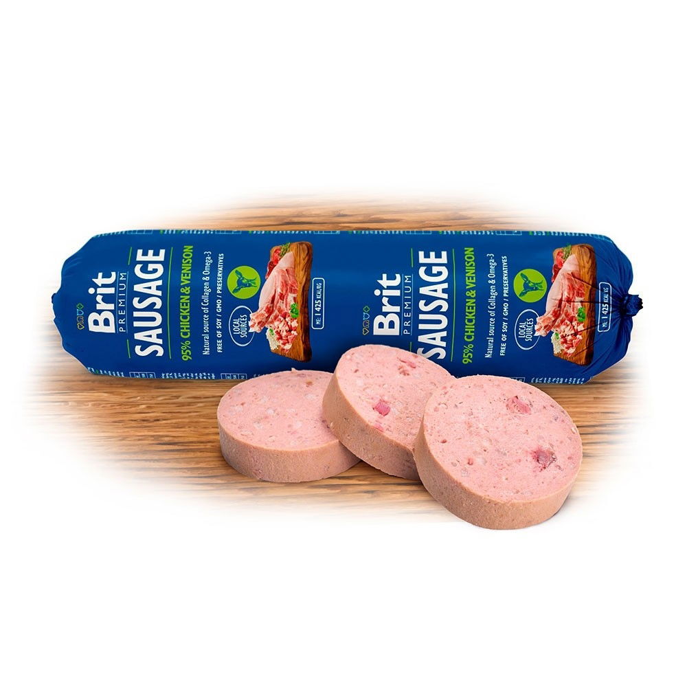 Brit Premium makkara Kana&Riista 800g