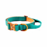 BullyBillows Combat kaulapanta kahvalla, turkoosi-oranssi 2,5 cm bullybillows-combat-panta-kahvalla-turkoosi-oranssi-25cm-az-3a