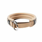 BullyBillows koiran puolikiristävä panta pehmustettu 3 cm, beige bullybillows-pk-panta-pehmustettu-3cm-tan-az-73