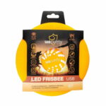 Frisbee LED-valolla Duvo+ duvoplus-led-frisbee-usb-orange-az-fb