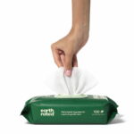 Kosteuspyyhe koiralle Earth Rated 100 kpl, hajusteeton earth-rated-komposterbara-vatservetter-oparfymerade-100-pack_-db