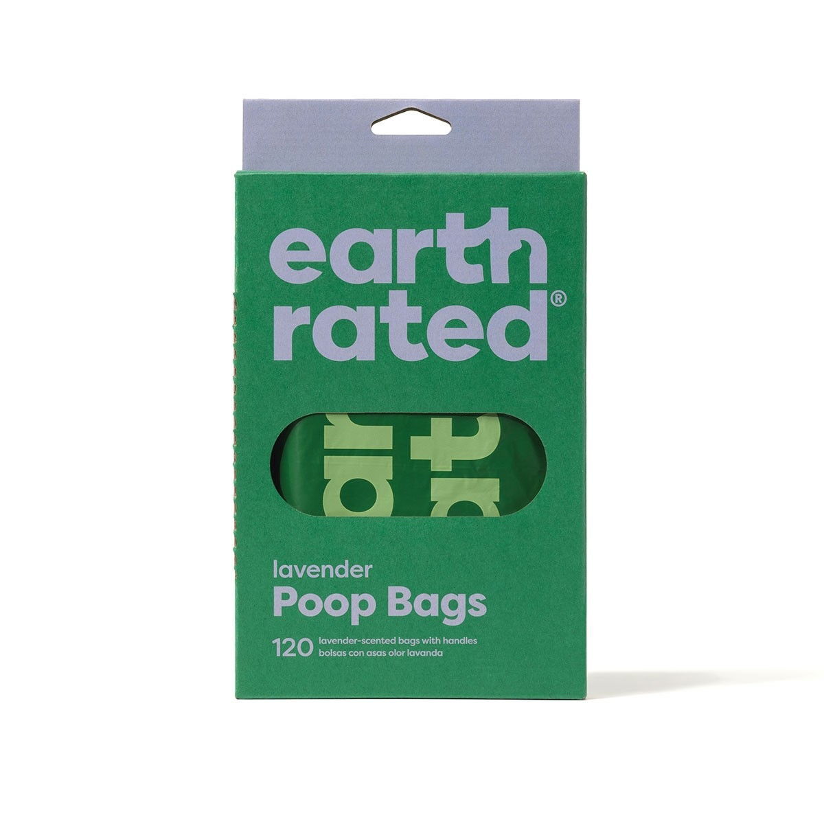 Earth Rated kakkapussi kahvoilla PCR-muovia 120 kpl, laventeli