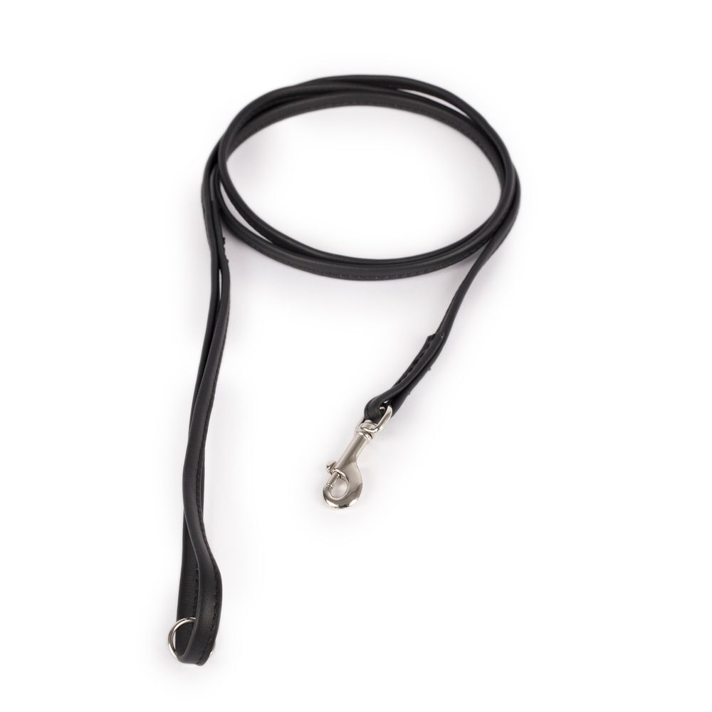 Nahkatalutin Feel Leather Slim, musta
