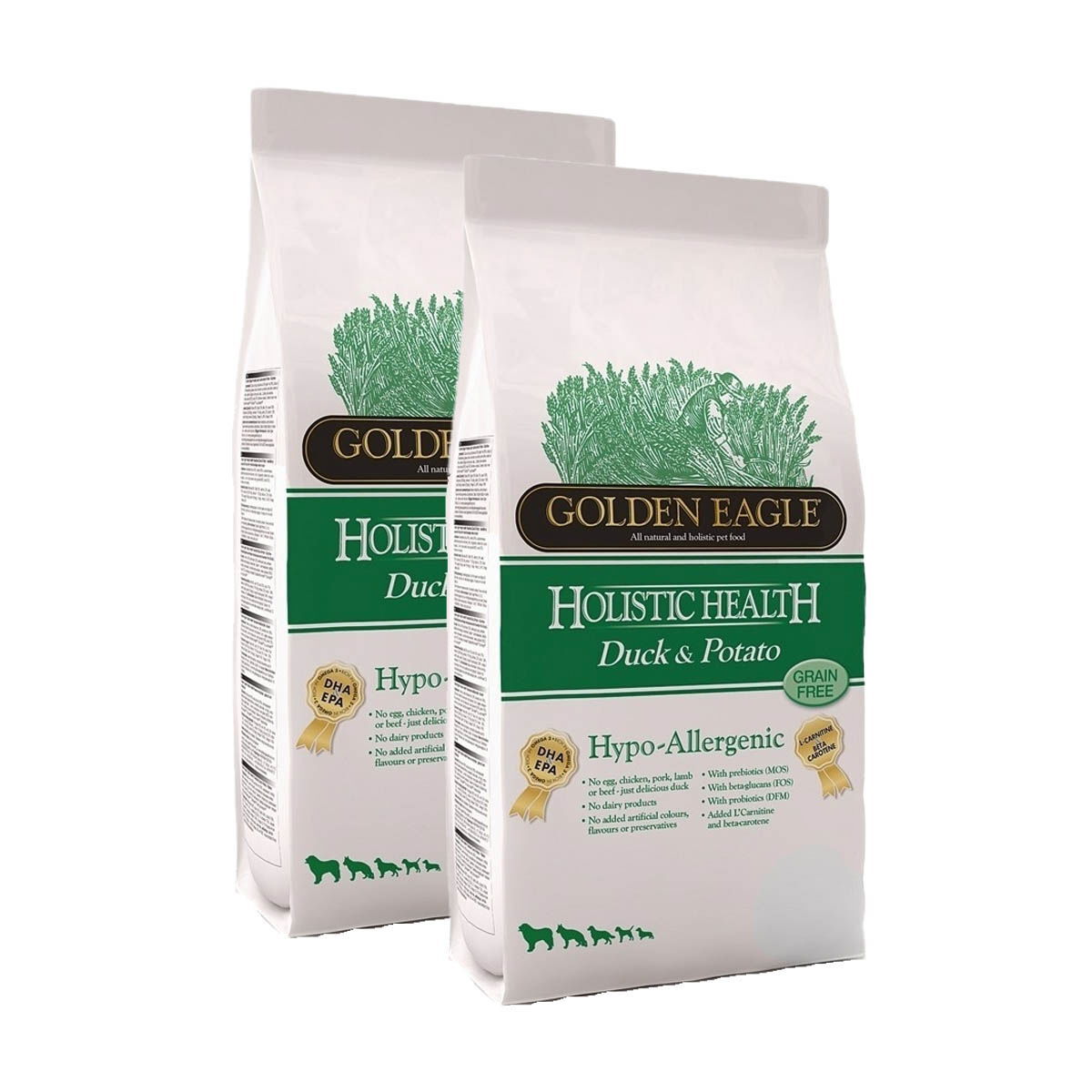 Golden Eagle Hypo Duck & Potato 2 x 10 kg