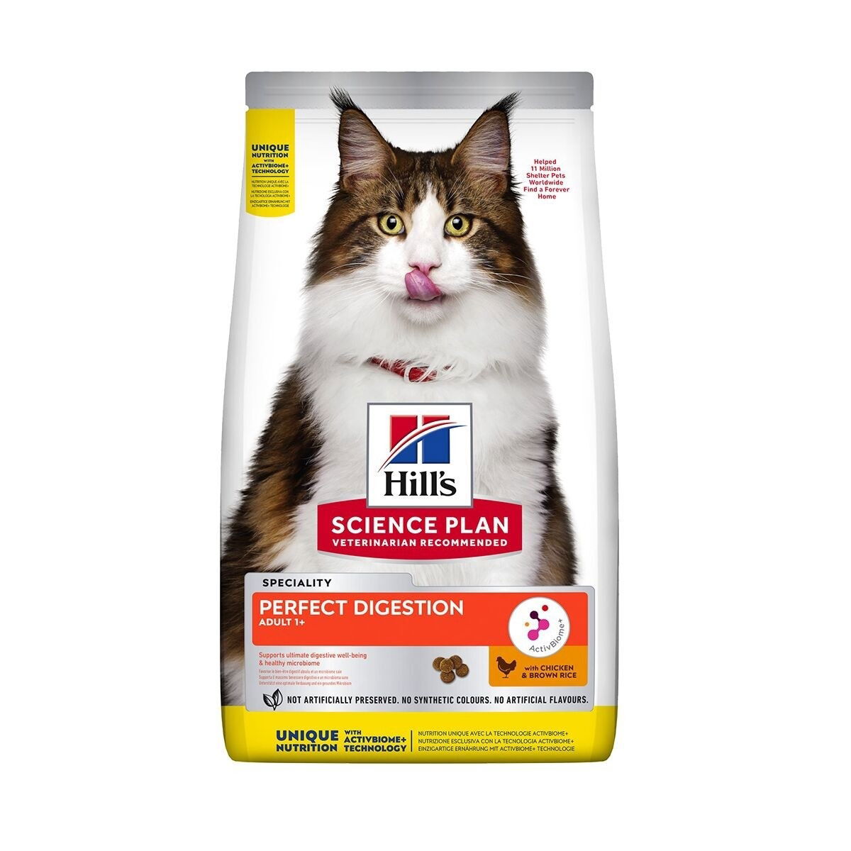 Hill's SP Cat Perfect Digestion Adult 1+ Chicken&Brown rice 1,5 kg