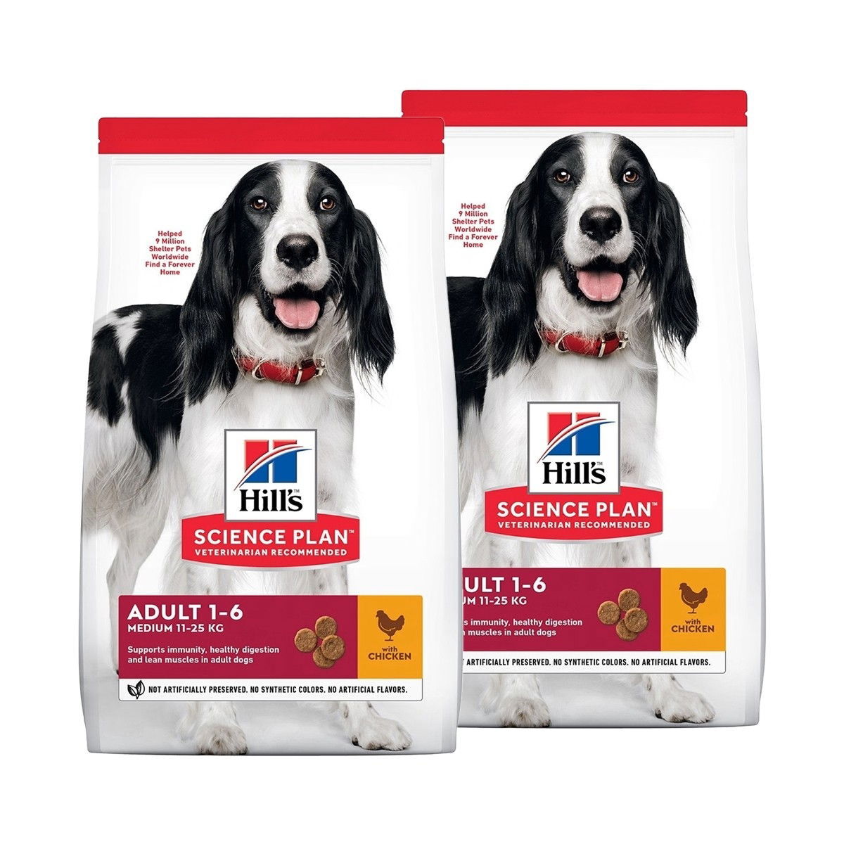 Hill's SP Adult Medium Chicken 2 x 14kg