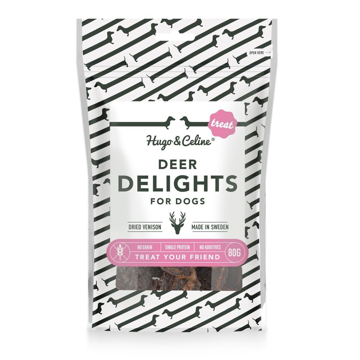 Hugo&Celine Deer Delights peuraherkku 80g