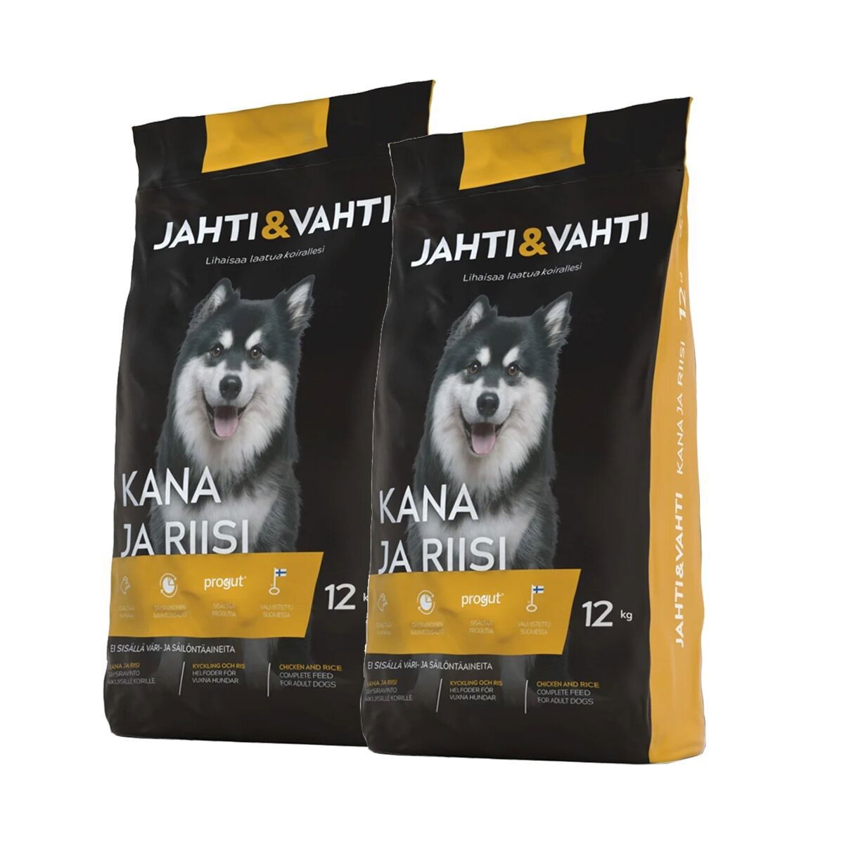 Jahti&Vahti Kana ja Riisi 2×12 kg