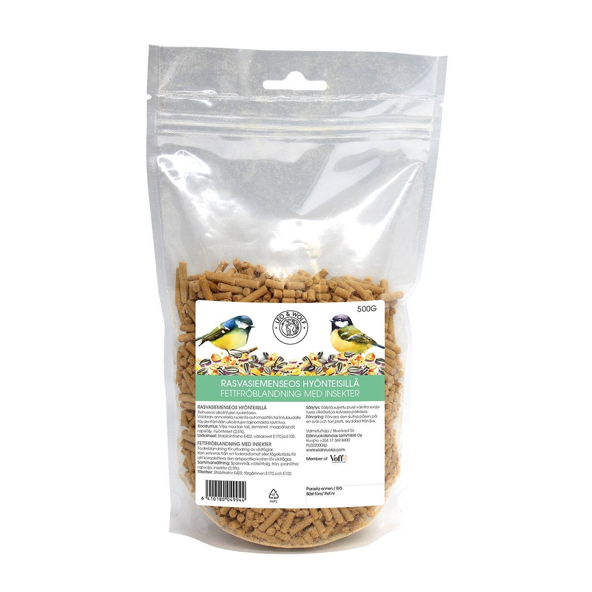 Leo & Wolf linnunsiemenet hyönteisillä 500 g