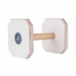 Ohjatun noudon kapula Loype, valkoinen loype-dumbbell-wood-white-az-2b