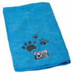 Mikrokuitupyyhe Ideal Dog 2 kpl, sininen mikrokuitupyyhe-ideal-dog-paws-sininen-2-kpl-de