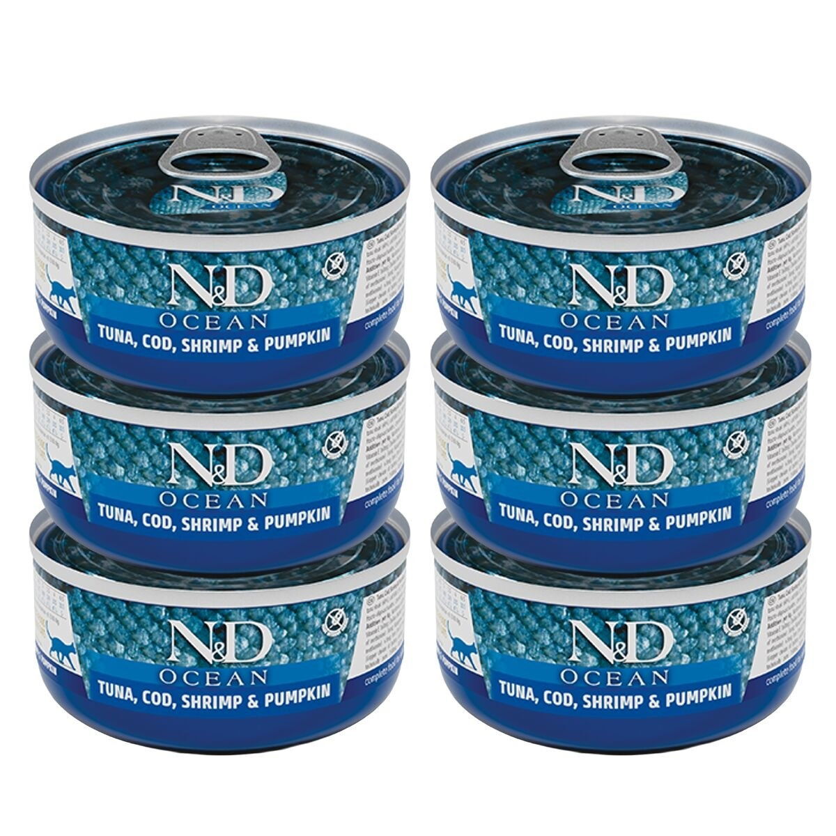 Farmina N&D Cat Ocean Tuna & Pumpkin 6x70g