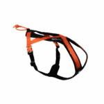 Non-Stop Rush vetovaljaat, musta/oranssi non-stop-dogwear-rush-hundsele-orange-3d