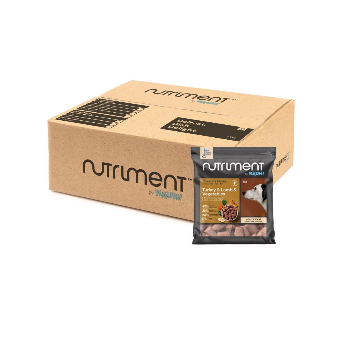 Nutriment by Rauh! Kalkkuna-lammas-kasvis 7,2 kg