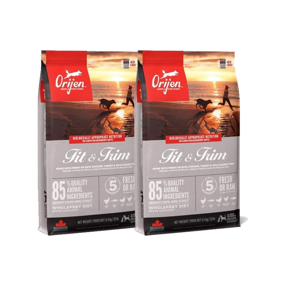 Orijen Dog Fit & Trim 2×11,4 kg