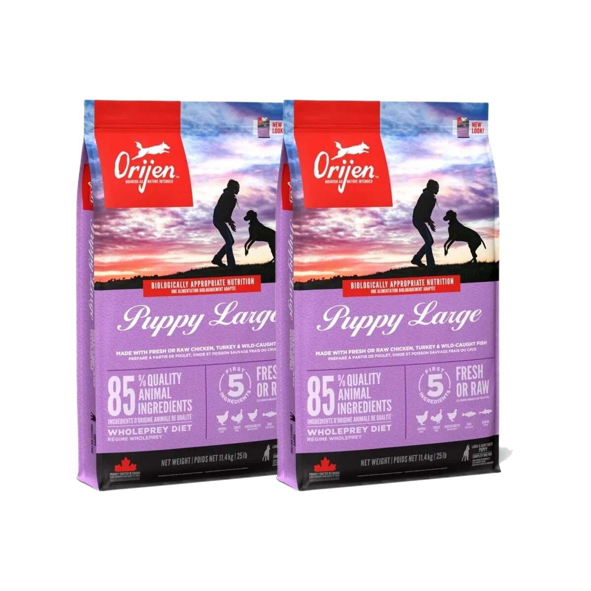 Orijen Dog Puppy Large Breed 2×11,4 kg