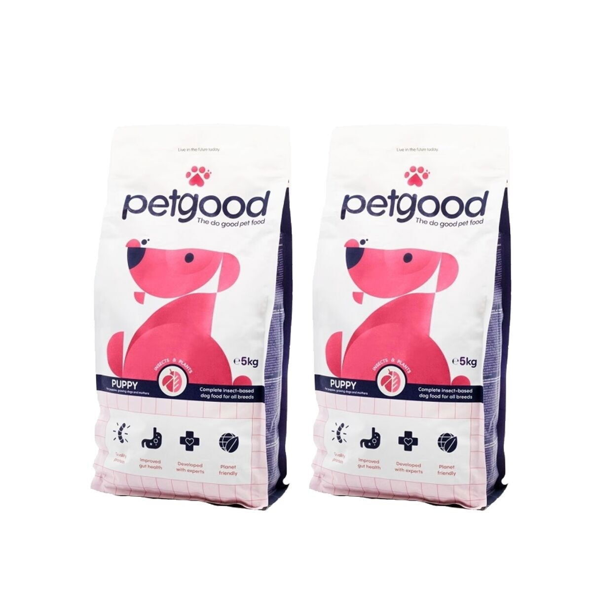 Petgood hyönteisruoka pennulle ja emolle 2×5 kg