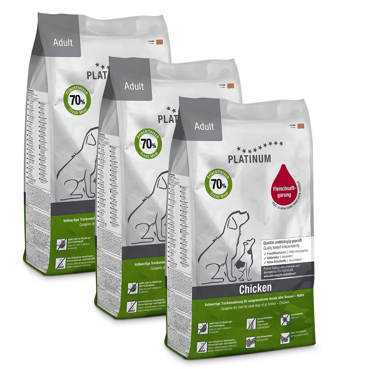Platinum Adult kana 3x5kg