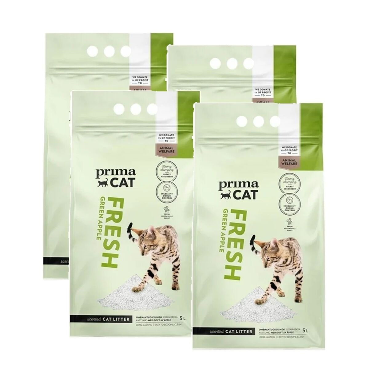Prima Cat Fresh Apple 4×10 l