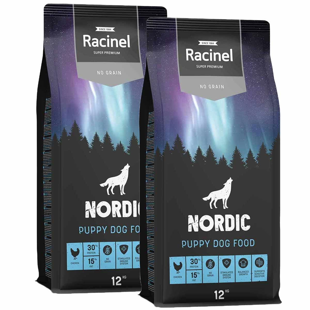Racinel Nordic Puppy Chicken 2 x 12kg