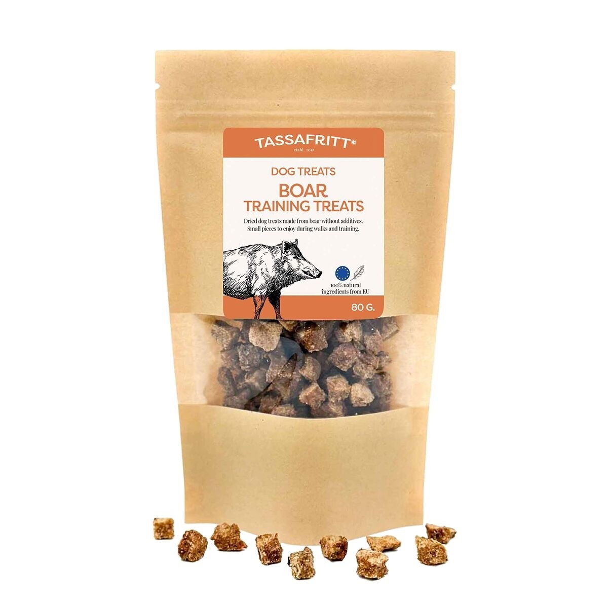 TassaFritt Treeniherkut, villisika 80 g
