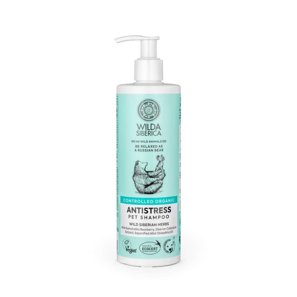 Koiran shampoo kutinaan Wilda Siberica Antistress 400ml