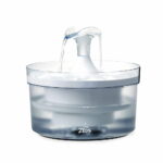 Koiran vesiautomaatti Zeus Waterfall läpinäkyvä 1,5 l zeus-waterfall-koiran-juomalahde-lapinakyva-15-l-az-e7